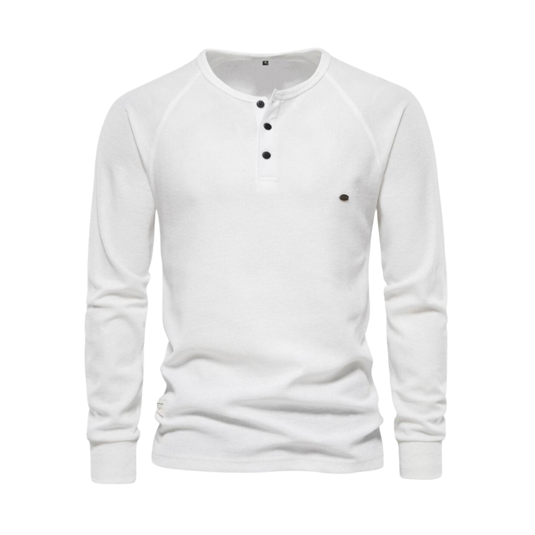 Henley Waffle Shirt