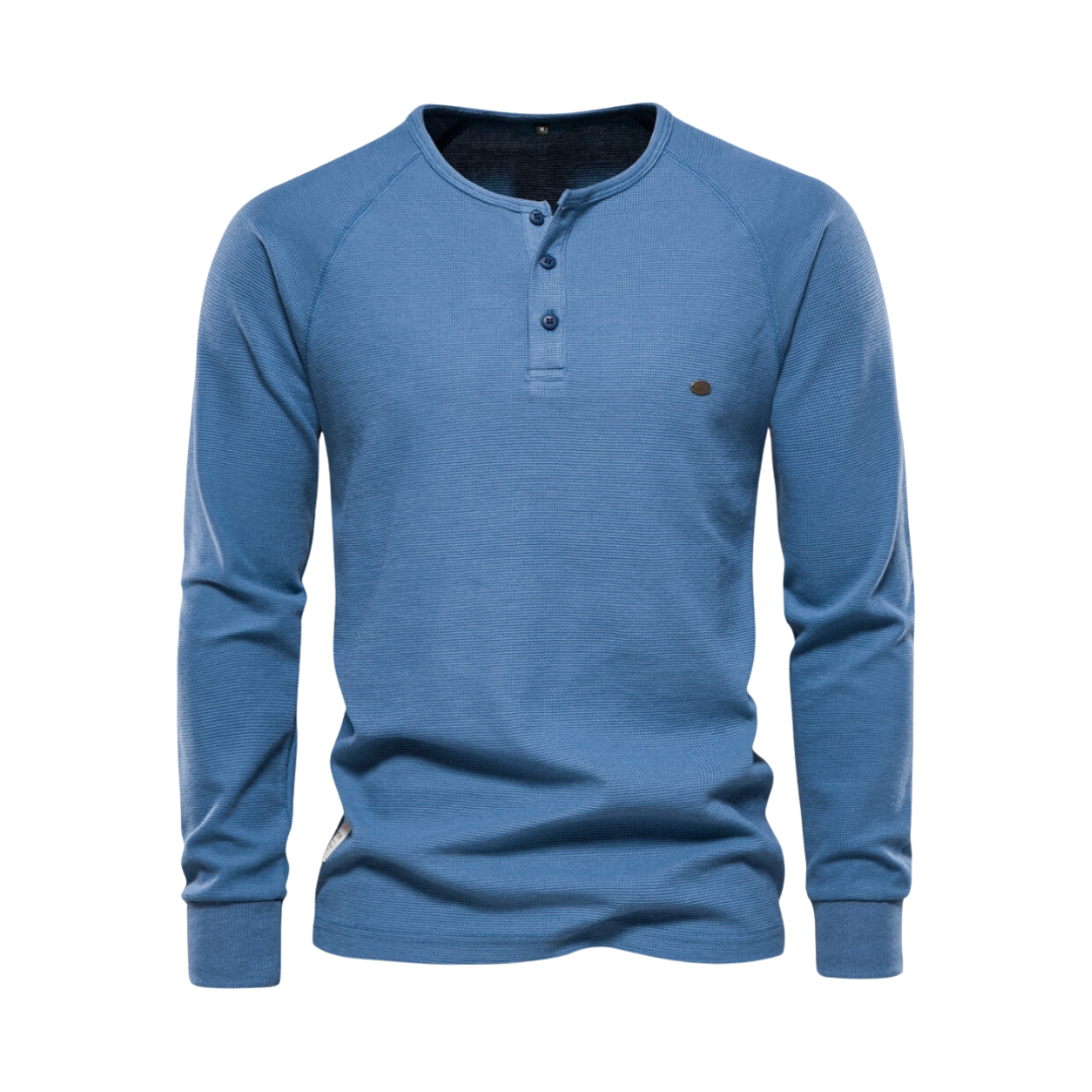 Henley Waffle Shirt