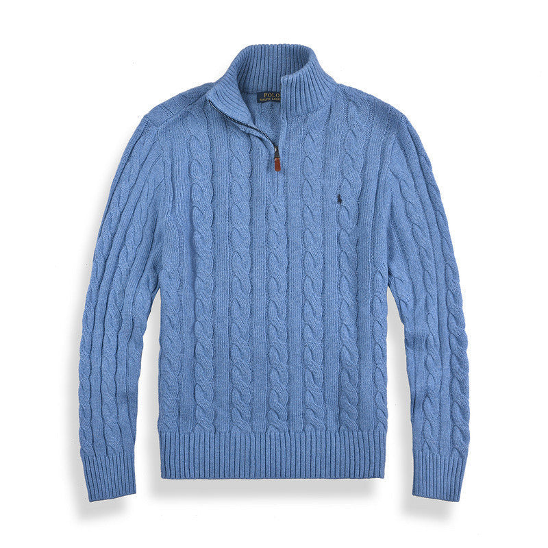 RALPH LAUREN HALF-ZIP SWEATER