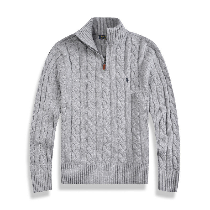 RALPH LAUREN HALF-ZIP SWEATER