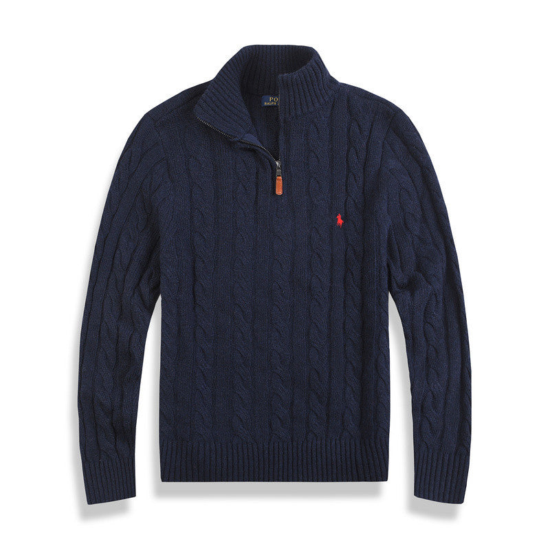 RALPH LAUREN HALF-ZIP SWEATER