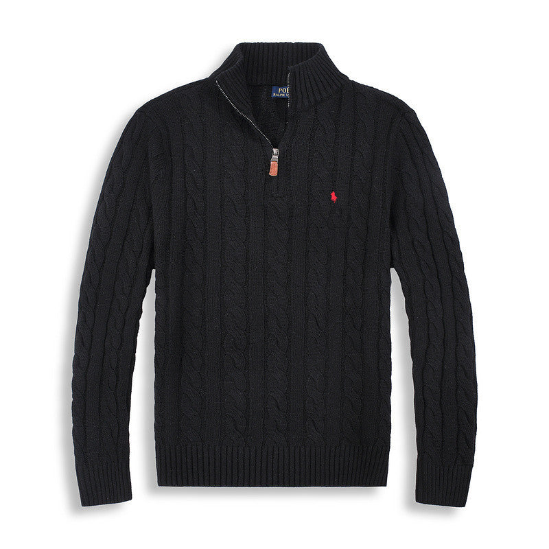 RALPH LAUREN HALF-ZIP SWEATER