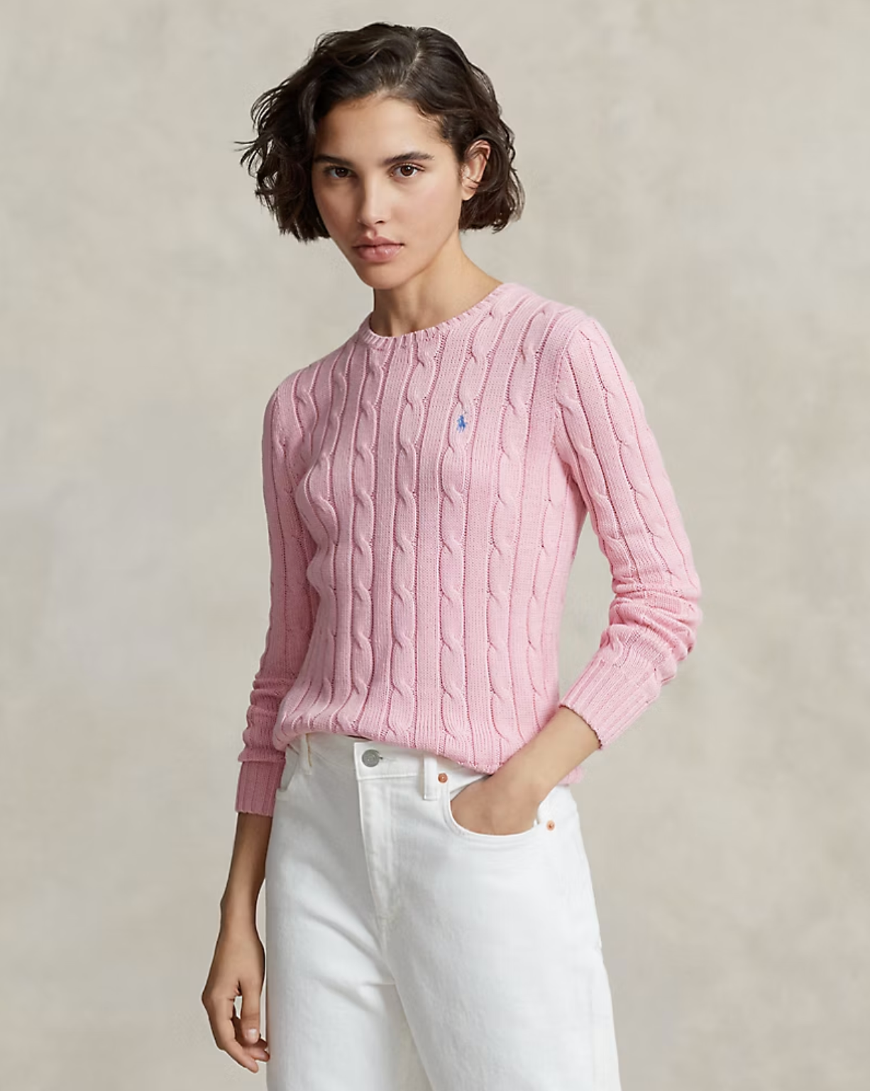 RALPH LAUREN DOUBLE KNITTED SWEATER WOMEN